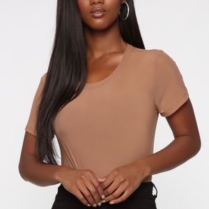 MESH MOCHA TOP